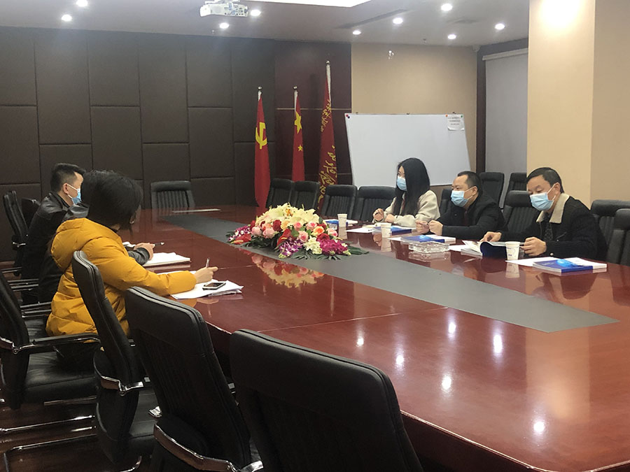 金牛区统战部辅导亲临四川OB视讯建设集团视察领导疫情防控和复工复产工作AA