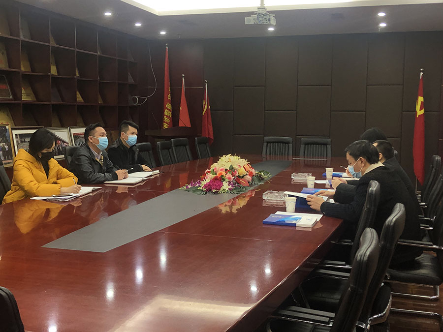 金牛区统战部辅导亲临四川OB视讯建设集团视察领导疫情防控和复工复产工作BB